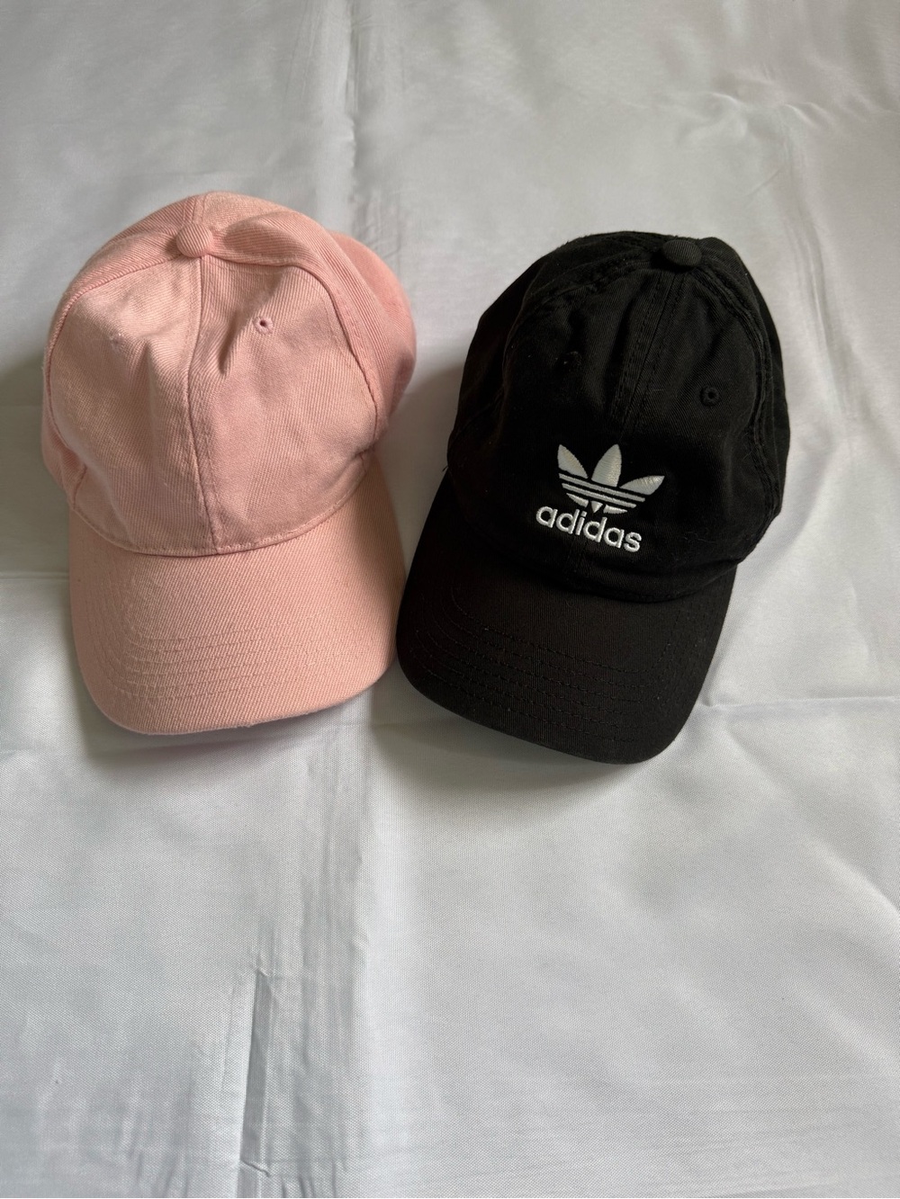 Adidas Originals Trefoil Baseball Hat Black White Logo Dad Cap